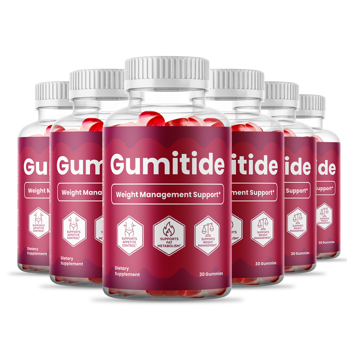 Gumitide 6 Bottle Bundle - 180 Day Supply