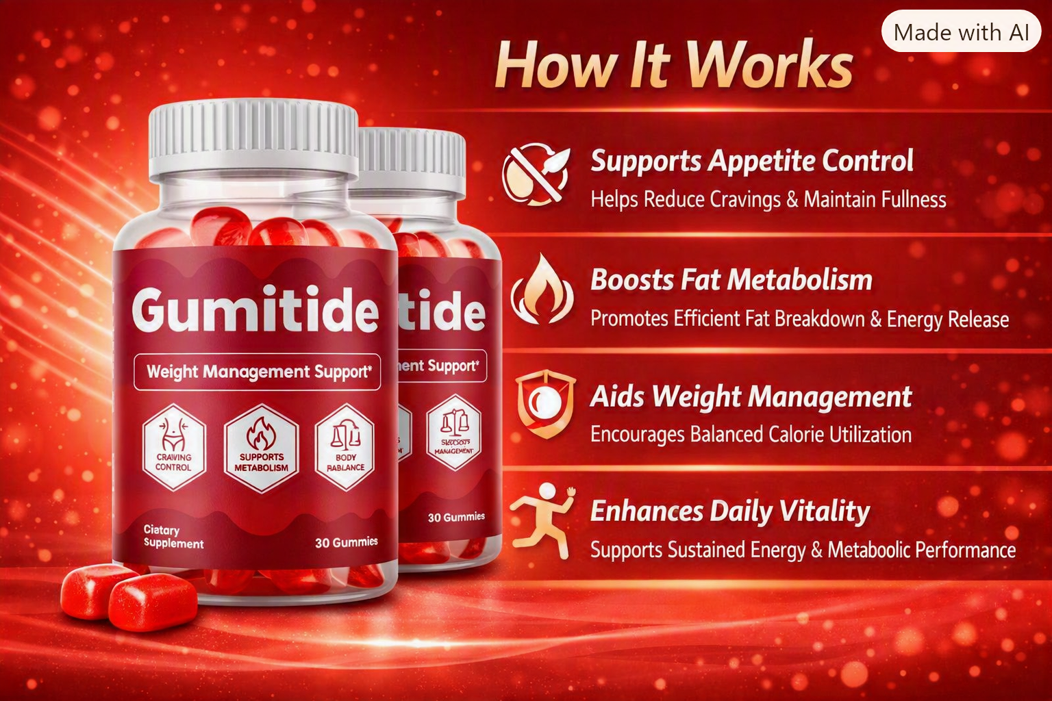 How Gumitide Works - Appetite Control, Fat Metabolism, Weight Management